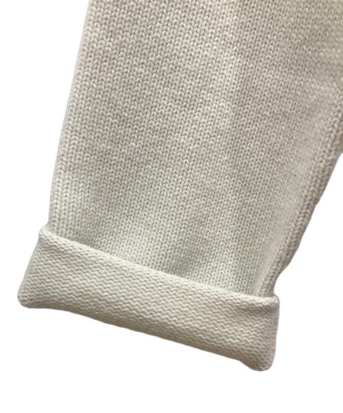 J.W.ANDERSON（ジェイダブリューアンダーソン）J.W.ANDERSON (ジェイダブリューアンダーソン) ロゴパッチ セーター ブルー×ホワイト サイズ:SIZE Sの古着・服飾アイテム