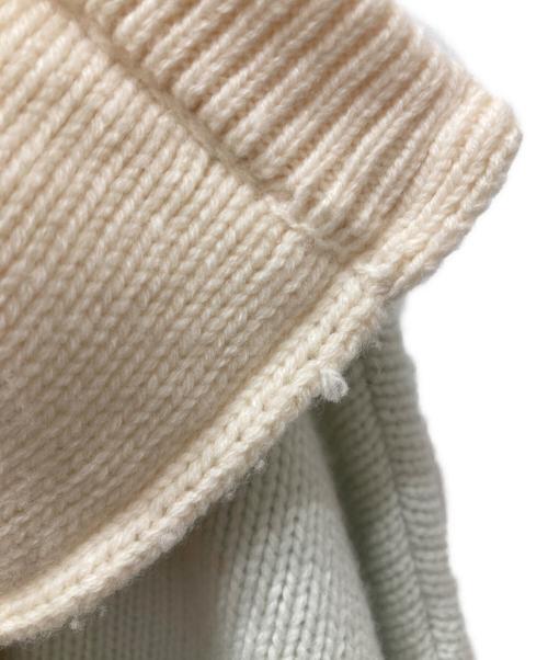 J.W.ANDERSON（ジェイダブリューアンダーソン）J.W.ANDERSON (ジェイダブリューアンダーソン) ロゴパッチ セーター ブルー×ホワイト サイズ:SIZE Sの古着・服飾アイテム