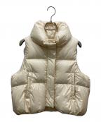 allurevilleアルアバイル）の古着「ライトタフタショートダウンベスト」｜ベージュ