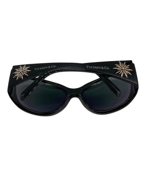 TIFFANY & Co.（ティファニー アンド コー）TIFFANY & Co. (ティファニー アンド コー) サイドシルバーダイヤサングラス ブラック サイズ:62□15-125の古着・服飾アイテム