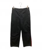 BURBERRY LONDONバーバリーロンドン）の古着「サイドラインパンツ」｜ブラック
