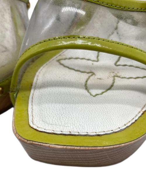 LOUIS VUITTON（ルイ ヴィトン）LOUIS VUITTON (ルイ ヴィトン) サンダル グリーン サイズ:SIZE 36 1/2の古着・服飾アイテム