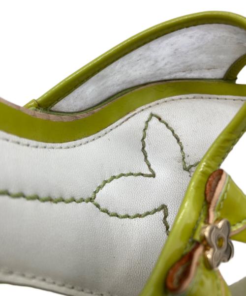 LOUIS VUITTON（ルイ ヴィトン）LOUIS VUITTON (ルイ ヴィトン) サンダル グリーン サイズ:SIZE 36 1/2の古着・服飾アイテム