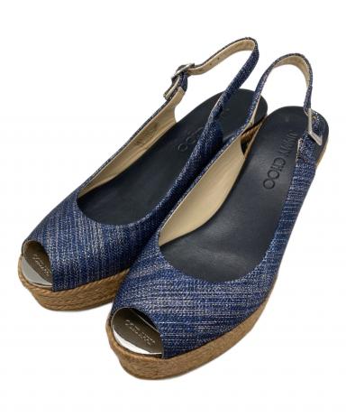 中古・古着通販】JIMMY CHOO (ジミーチュウ) バックスリング ウェッジ