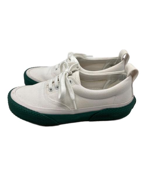 CELINE（セリーヌ）CELINE (セリーヌ) 180° スニーカー アイボリー×グリーン サイズ:SIZE 35の古着・服飾アイテム