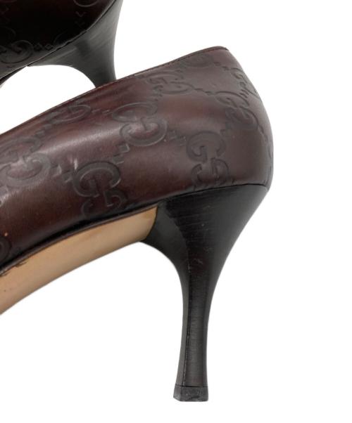 GUCCI（グッチ）GUCCI (グッチ) ヒールパンプス ブラウン サイズ:SIZE 34Cの古着・服飾アイテム