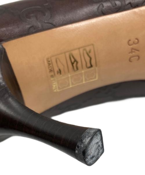 GUCCI（グッチ）GUCCI (グッチ) ヒールパンプス ブラウン サイズ:SIZE 34Cの古着・服飾アイテム