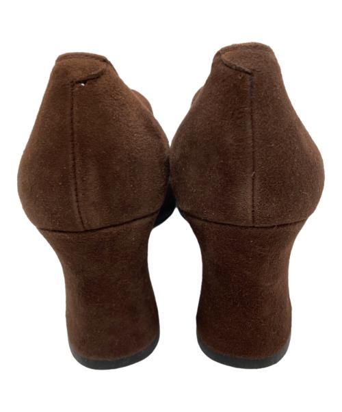 Yves Saint Laurent（イヴサンローラン）Yves Saint Laurent (イヴサンローラン) スウェードパンプス ブラウン サイズ:SIZE 35 1/2の古着・服飾アイテム