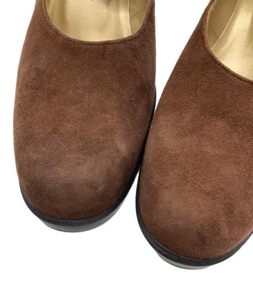 Yves Saint Laurent（イヴサンローラン）Yves Saint Laurent (イヴサンローラン) スウェードパンプス ブラウン サイズ:SIZE 35 1/2の古着・服飾アイテム
