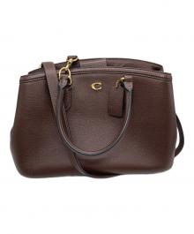 COACH（コーチ）の古着「2WAYショルダーバッグ　レガシー キャリーオール 28」｜ブラウン