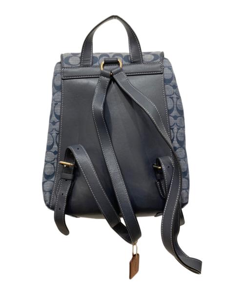 COACH（コーチ）COACH (コーチ) シグネチャー リュック インディゴの古着・服飾アイテム