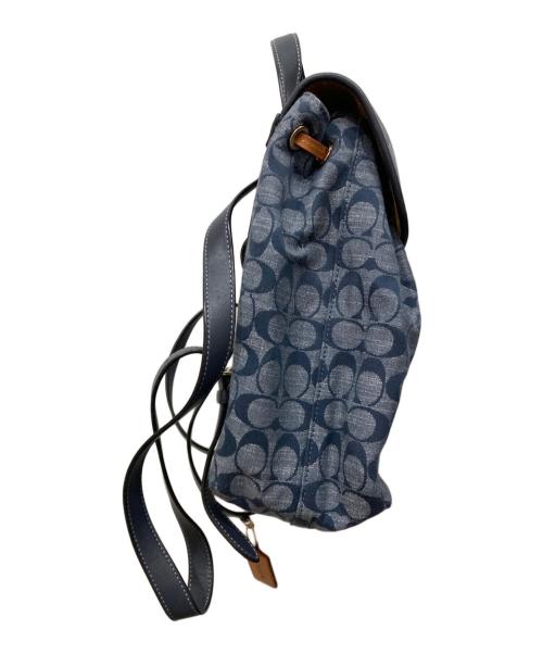 COACH（コーチ）COACH (コーチ) シグネチャー リュック インディゴの古着・服飾アイテム