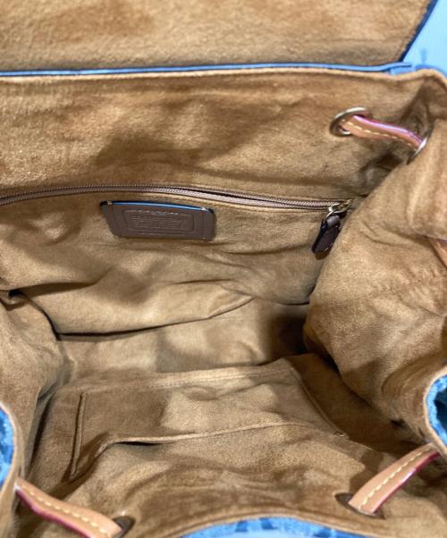 COACH（コーチ）COACH (コーチ) シグネチャー リュック インディゴの古着・服飾アイテム