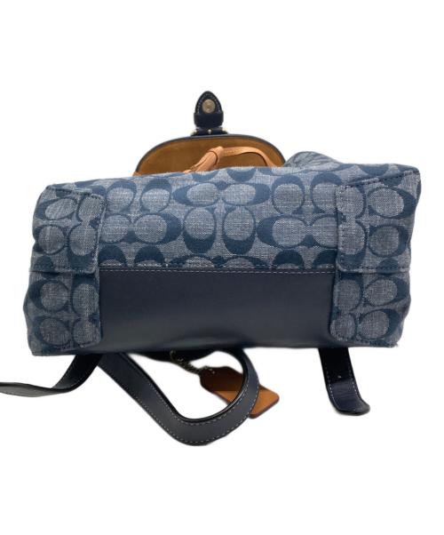 COACH（コーチ）COACH (コーチ) シグネチャー リュック インディゴの古着・服飾アイテム