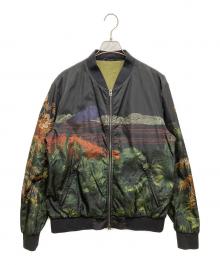 ETRO（エトロ）の古着「ボルケーノプリントブルゾン」｜ブラック
