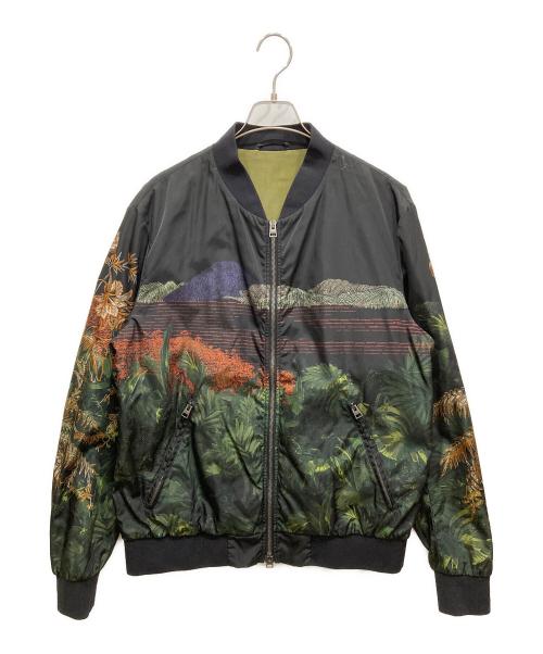 ETRO（エトロ）ETRO (エトロ) ボルケーノプリントブルゾン ブラック サイズ:SIZE XLの古着・服飾アイテム