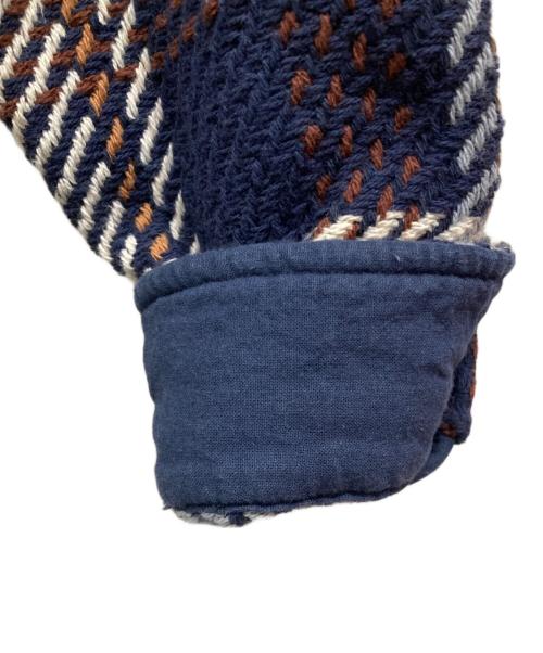 WAX LONDON（ワックスロンドン）WAX london (ワックスロンドン) Astro Check Whiting Overshirt ネイビー サイズ:SIZE Mの古着・服飾アイテム