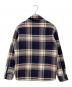 WAX london (ワックスロンドン) Astro Check Whiting Overshirt ネイビー サイズ:SIZE M：18000円