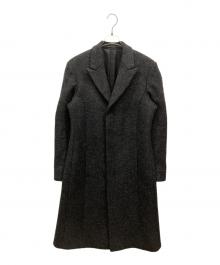 EMPORIO ARMANI（エンポリオ アルマーニ）の古着「ウールチェスターコート」｜チャコールグレー
