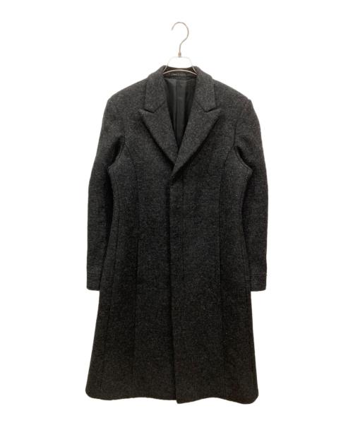 EMPORIO ARMANI（エンポリオ アルマーニ）EMPORIO ARMANI (エンポリオ アルマーニ) ウールチェスターコート チャコールグレー サイズ:50の古着・服飾アイテム