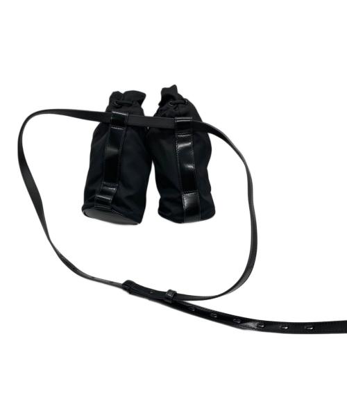 Ferragamo（フェラガモ）Ferragamo (フェラガモ) ナイロンベルトバッグ ブラックの古着・服飾アイテム