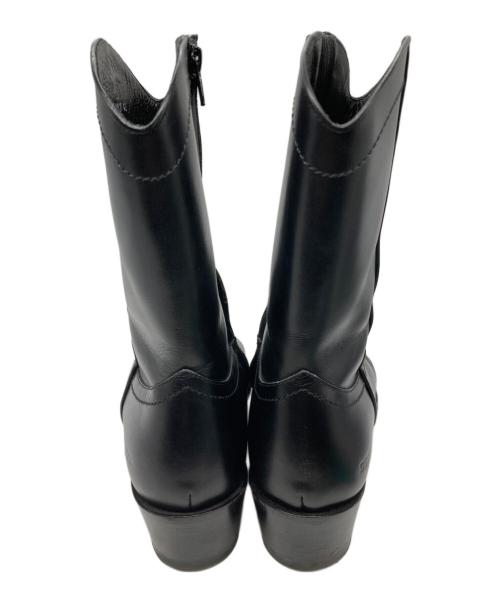 DSQUARED2（ディースクエアード）DSQUARED2 (ディースクエアード) Wanderer’ leather ankle boots ブラック サイズ:SIZE 42の古着・服飾アイテム