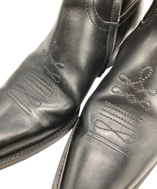 DSQUARED2（ディースクエアード）DSQUARED2 (ディースクエアード) Wanderer’ leather ankle boots ブラック サイズ:SIZE 42の古着・服飾アイテム