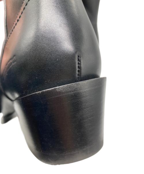 DSQUARED2（ディースクエアード）DSQUARED2 (ディースクエアード) Wanderer’ leather ankle boots ブラック サイズ:SIZE 42の古着・服飾アイテム