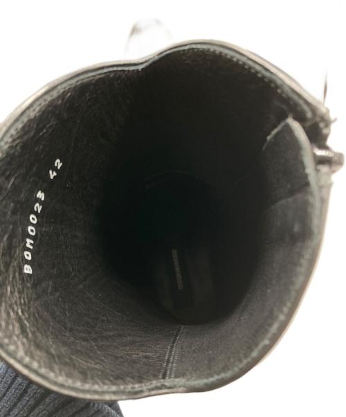 DSQUARED2（ディースクエアード）DSQUARED2 (ディースクエアード) Wanderer’ leather ankle boots ブラック サイズ:SIZE 42の古着・服飾アイテム