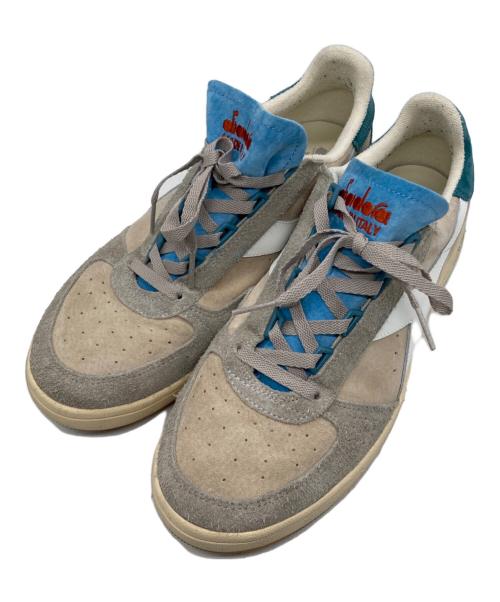DIADORA（ディアドラ）DIADORA (ディアドラ) スニーカー ベージュ×ブルー サイズ:SIZE 27cmの古着・服飾アイテム