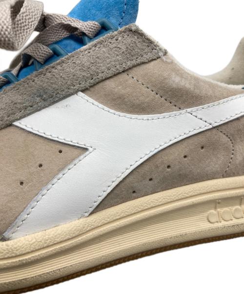 DIADORA（ディアドラ）DIADORA (ディアドラ) スニーカー ベージュ×ブルー サイズ:SIZE 27cmの古着・服飾アイテム