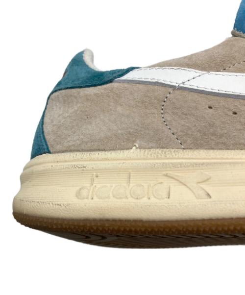 DIADORA（ディアドラ）DIADORA (ディアドラ) スニーカー ベージュ×ブルー サイズ:SIZE 27cmの古着・服飾アイテム