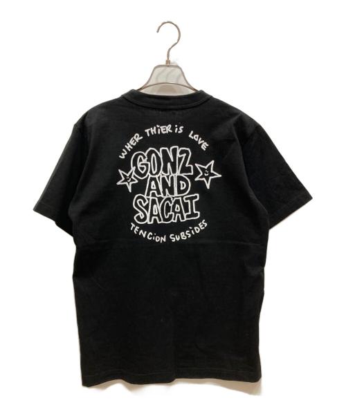 sacai（サカイ）sacai (サカイ) GONZ AND T-Shirt ブラック サイズ:2の古着・服飾アイテム