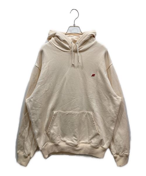 NEW BALANCE（ニューバランス）NEW BALANCE (ニューバランス) MADE Sweat Hoodie アイボリー サイズ:SIZE XLの古着・服飾アイテム