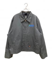 Dickies（ディッキーズ）の古着「企業刺繍ワークジャケット」｜グレー