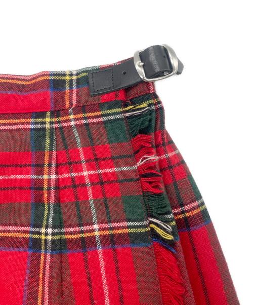 O'NEILL（オニール）O'NEILL (オニール) チェックスカート レッド サイズ:40の古着・服飾アイテム