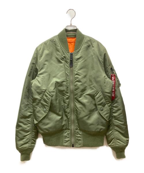 ALPHA（アルファ）ALPHA (アルファ) MA-1ジャケット オリーブ サイズ:SIZE Mの古着・服飾アイテム