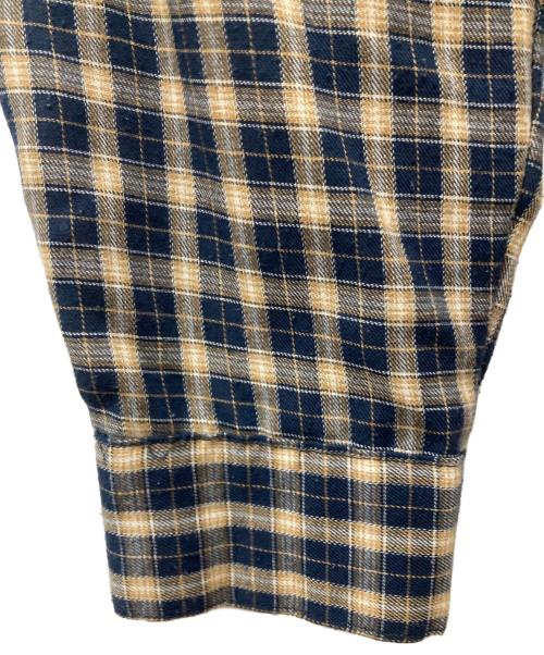 stussy（ステューシー）stussy (ステューシー) OLDチェックシャツ ベージュ サイズ:SIZE Lの古着・服飾アイテム