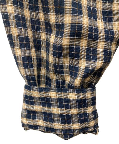 stussy（ステューシー）stussy (ステューシー) OLDチェックシャツ ベージュ サイズ:SIZE Lの古着・服飾アイテム