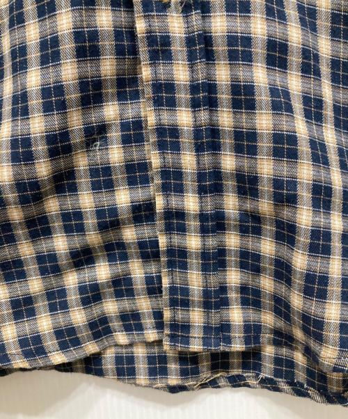 stussy（ステューシー）stussy (ステューシー) OLDチェックシャツ ベージュ サイズ:SIZE Lの古着・服飾アイテム