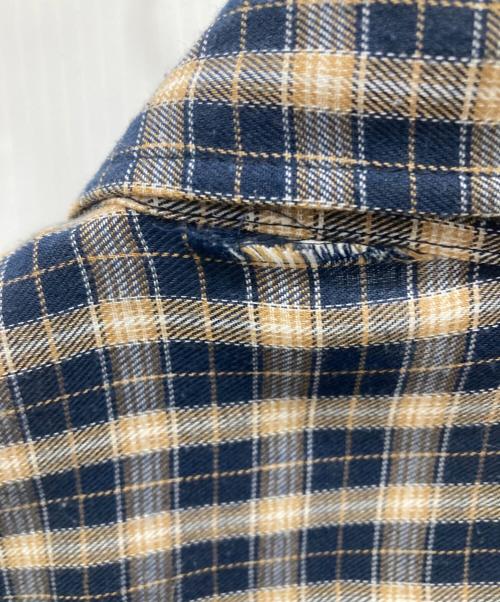 stussy（ステューシー）stussy (ステューシー) OLDチェックシャツ ベージュ サイズ:SIZE Lの古着・服飾アイテム