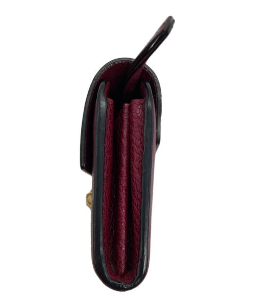 Chloe（クロエ）Chloe (クロエ) ドリュー長財布 レッドの古着・服飾アイテム