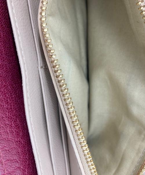 Chloe（クロエ）Chloe (クロエ) ドリュー長財布 レッドの古着・服飾アイテム