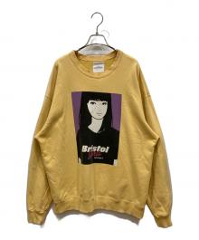 moussy×SOPH. F.C.R.B by KYNE（マウジー）の古着「クルーネックスウェット」｜イエロー