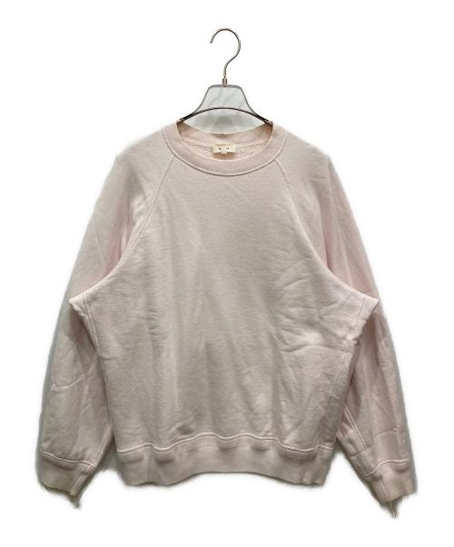 BLAMINK（ブラミンク）BLAMINK (ブラミンク) 裏毛ロゴロングスリーブプルオーバー ピンク サイズ:SIZE 1の古着・服飾アイテム