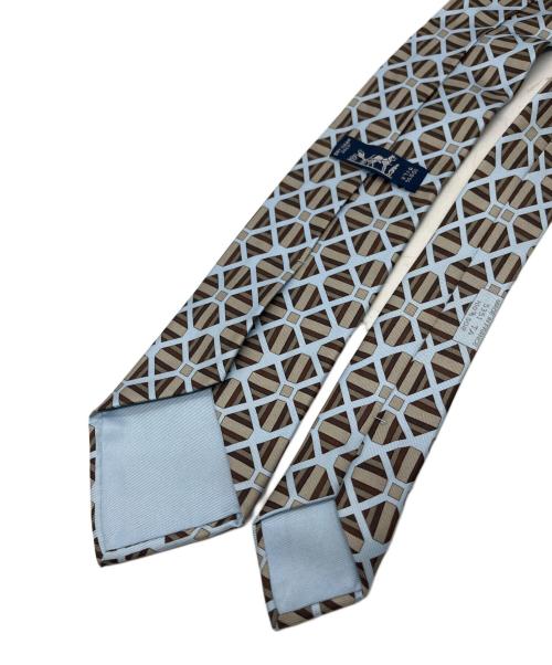 HERMES（エルメス）HERMES (エルメス) シルクネクタイ スカイブルー サイズ:不明の古着・服飾アイテム