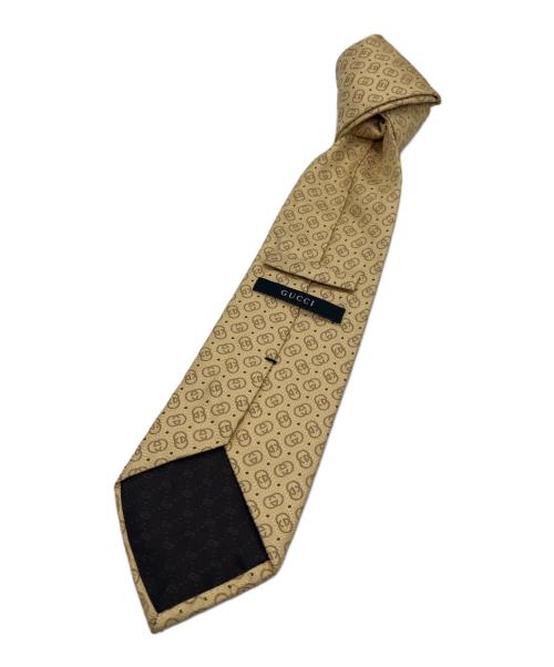 GUCCI（グッチ）GUCCI (グッチ) ネクタイ ゴールド サイズ:不明の古着・服飾アイテム