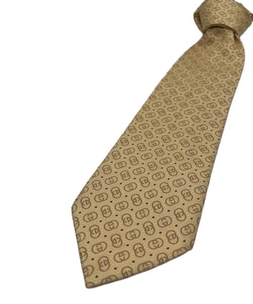 GUCCI（グッチ）GUCCI (グッチ) ネクタイ ゴールド サイズ:不明の古着・服飾アイテム