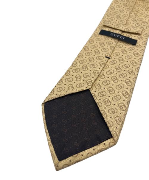 GUCCI（グッチ）GUCCI (グッチ) ネクタイ ゴールド サイズ:不明の古着・服飾アイテム