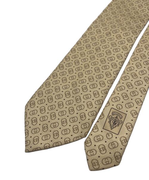 GUCCI（グッチ）GUCCI (グッチ) ネクタイ ゴールド サイズ:不明の古着・服飾アイテム